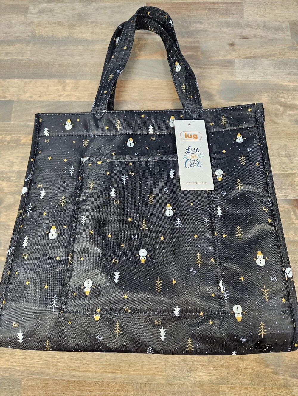 Lug Snowman Runner Tote - Picture 3 of 8